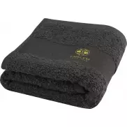 Sophia bawełniany ręcznik kąpielowy o gramaturze 450 g/m² i wymiarach 30 x 50 cm, szary