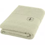 Charlotte bawełniany ręcznik kąpielowy o gramaturze 450 g/m² i wymiarach 50 x 100 cm, szary