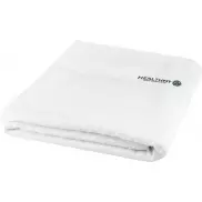Riley bawełniany ręcznik kąpielowy o gramaturze 550 g/m² i wymiarach 100 x 180 cm, biały