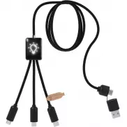 SCX.design C28 długi kabel do łądowania 5 w 1, czarny, biały