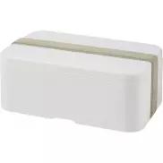 MIYO jednopoziomowe pudełko na lunch , biały, szary