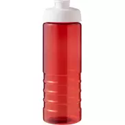 H2O Active® Eco Treble bidon z otwieraną pokrywką o pojemności 750 ml, czerwony, biały