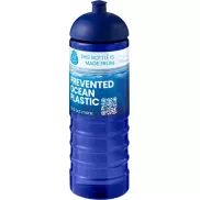 H2O Active® Eco Treble bidon z kopułową pokrywką o pojemności 750 ml , niebieski