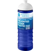 H2O Active® Eco Treble bidon z kopułową pokrywką o pojemności 750 ml , niebieski, biały