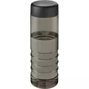 H2O Active® Eco Treble 750 ml screw cap water bottle , szary, czarny
