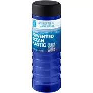 H2O Active® Eco Treble 750 ml screw cap water bottle , niebieski, czarny