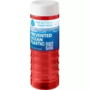 H2O Active® Eco Treble 750 ml screw cap water bottle , czerwony, biały