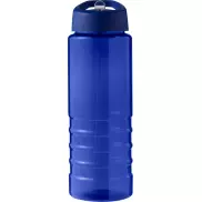 H2O Active® Eco Treble bidon z pokrywką z tutką o pojemności 750 ml , niebieski