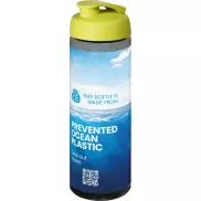 H2O Active® Eco Vibe 850 ml, bidon sportowy z odchylaną pokrywką, szary, zielony