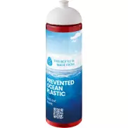 H2O Active® Eco Vibe 850 ml, bidon z kopułową pokrywką , czerwony, biały