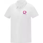 Deimos damska koszulka polo o luźnym kroju, 4xl, biały