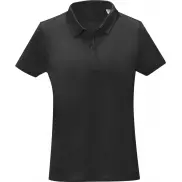 Deimos damska koszulka polo o luźnym kroju, 2xl, czarny