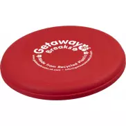 Orbit frisbee z tworzywa sztucznego pochodzącego z recyklingu, czerwony
