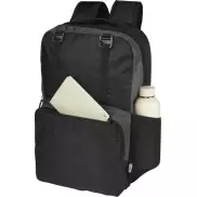 Trailhead plecak na 15-calowego laptopa o pojemności 14 l z recyklingu z certyfikatem GRS, czarny, szary
