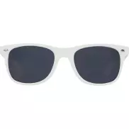 Sun Ray okulary przeciwsłoneczne z tworzywa sztucznego pochodzącego z recyklingu, biały