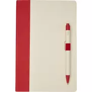 Dairy Dream zestaw z notatnikiem A5 i długopisem, czerwony