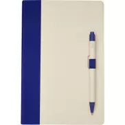 Dairy Dream zestaw z notatnikiem A5 i długopisem, niebieski