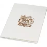 Shale zeszyt kieszonkowy typu cahier journal z papieru z kamienia, biały