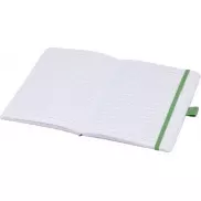 Berk notatnik z papieru z recyklingu, zielony