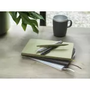 Fabianna długopis z papieru gniecionego, zielony