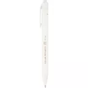 Chartik monochromatyczny długopis z papieru z recyklingu z matowym wykończeniem, biały