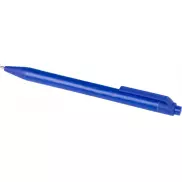 Chartik monochromatyczny długopis z papieru z recyklingu z matowym wykończeniem, niebieski