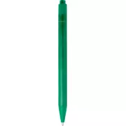 Chartik monochromatyczny długopis z papieru z recyklingu z matowym wykończeniem, zielony