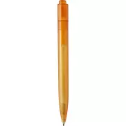 Thalaasa długopis kulkowy z plastiku pochodzącego z oceanów, pomarańczowy