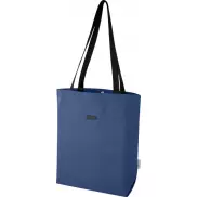 Joey uniwersalna torba na zakupy o pojemności 14 l z płótna z recyklingu z certyfikatem GRS, niebieski