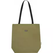 Joey uniwersalna torba na zakupy o pojemności 14 l z płótna z recyklingu z certyfikatem GRS, zielony