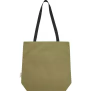 Joey uniwersalna torba na zakupy o pojemności 14 l z płótna z recyklingu z certyfikatem GRS, zielony