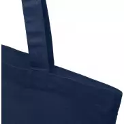 Madras torba na zakupy z bawełny z recyklingu o gramaturze 140 g/m2 i pojemności 7 l, niebieski