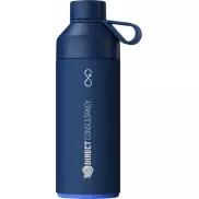 Big Ocean Bottle izolowany próżniowo bidon na wodę o pojemności 1000 ml, niebieski