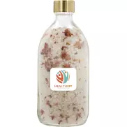 Wellmark Just Relax sól do kąpieli o różanym zapachu i pojemności 500 ml, biały