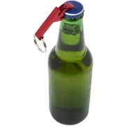 Tao otwieracz do butelek i puszek z łańcuchem do kluczy wykonany z aluminium pochodzącego z recyklingu z certyfikatem RCS , czerwony