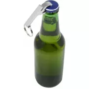 Tao otwieracz do butelek i puszek z łańcuchem do kluczy wykonany z aluminium pochodzącego z recyklingu z certyfikatem RCS , szary