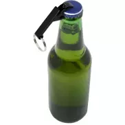 Tao otwieracz do butelek i puszek z łańcuchem do kluczy wykonany z aluminium pochodzącego z recyklingu z certyfikatem RCS , czarny