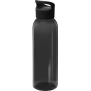 Sky butelka na wodę o pojemności 650 ml z tworzyw sztucznych pochodzących z recyklingu, czarny