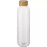 Ziggs butelka na wodę o pojemności 1000 ml wykonana z tworzyw sztucznych pochodzących z recyklingu, biały