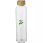 Ziggs butelka na wodę o pojemności 1000 ml wykonana z tworzyw sztucznych pochodzących z recyklingu, biały