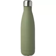 Cove butelka o pojemności 500 ml wykonana ze stali nierdzewnej z recyklingu z miedzianą izolacją próżniową posiadająca certyf, zielony