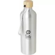 Malpeza butelka na wodę o pojemności 770 ml wykonana z aluminium pochodzącego z recyklingu z certyfikatem RCS, szary