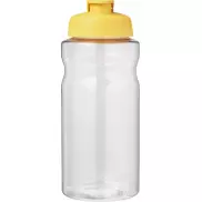H2O Active® Big Base bidon z wieczkiem zaciskowym o pojemności 1 litra, żółty