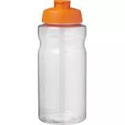 H2O Active® Big Base bidon z wieczkiem zaciskowym o pojemności 1 litra, pomarańczowy