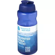 H2O Active® Eco Big Base bidon z wieczkiem zaciskowym o pojemności 1 litra, niebieski
