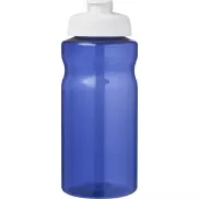 H2O Active® Eco Big Base bidon z wieczkiem zaciskowym o pojemności 1 litra, niebieski, biały