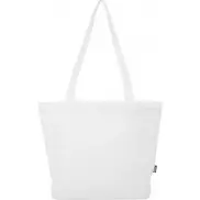 Panama torba na zakupy o pojemności 20 l wykonana z materiałów z recyklingu z certyfikatem GRS, biały