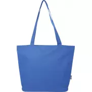 Panama torba na zakupy o pojemności 20 l wykonana z materiałów z recyklingu z certyfikatem GRS, niebieski