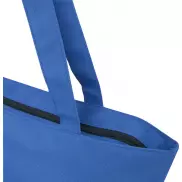 Panama torba na zakupy o pojemności 20 l wykonana z materiałów z recyklingu z certyfikatem GRS, niebieski