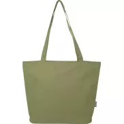 Panama torba na zakupy o pojemności 20 l wykonana z materiałów z recyklingu z certyfikatem GRS, zielony